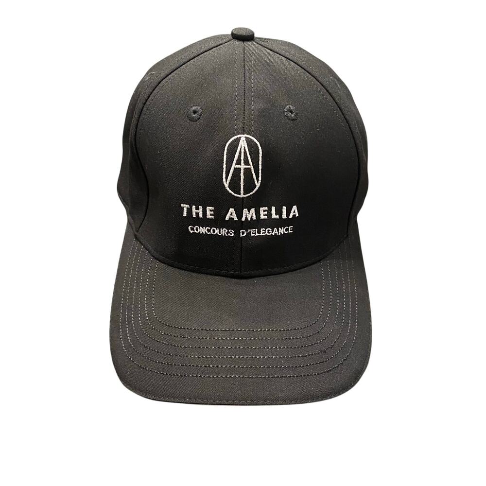 The Amelia Concours d’Elegance Hagerty Adjustable Black Racing Hat Cap Luxury